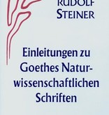 Rudolf Steiner, GA 1 Einleitungen zu Goethes Naturwissenschftlichen Schriften