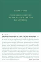 Rudolf Steiner, GA 178 Individuelle Geistwesen und ihr Wirken in der Seele des Menschen