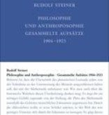 Rudolf Steiner, GA 35  Philosophie und Anthroposophie .  Gesammelte Aufsätze 1904-1923