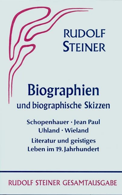 Rudolf Steiner, GA 33 Biographien und biographische Skizzen 1894-1905