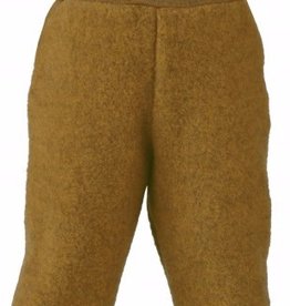 Engel Natur Engel Natur Baby Broek met tailleband Wol Fleece - Safraan melange (018E)