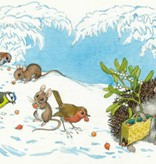 Molly Brett, Hedgehog carrying mistletoe and presents PCE 194