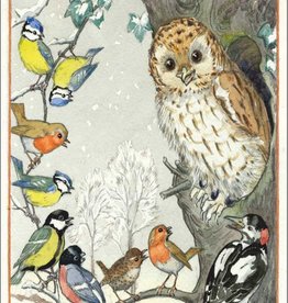 Molly Brett, An owl and other birds PCE 177