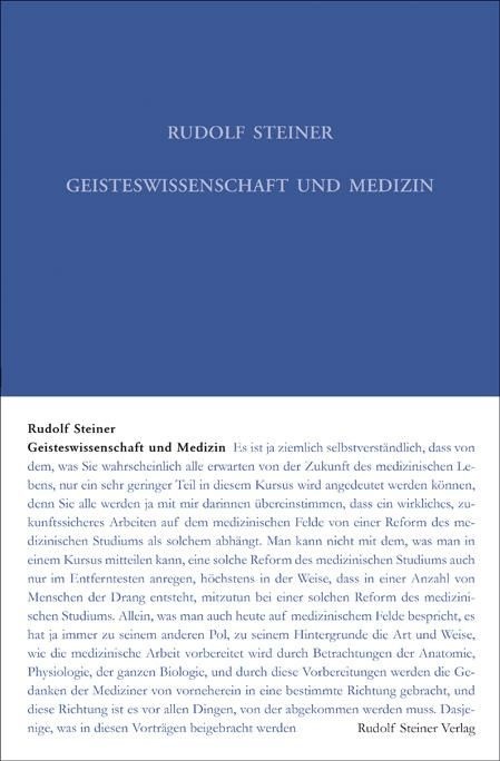 Rudolf Steiner, GA 312 Geisteswissenschaft und Medizin