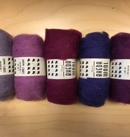 Bheda wool Bhedawol Set - 5 stuks van  25 gr. - Paars