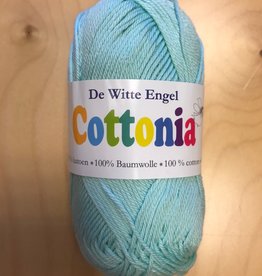 De Witte Engel De Witte Engel Cottonia brei- en haakkatoen - Licht Turquoise 129