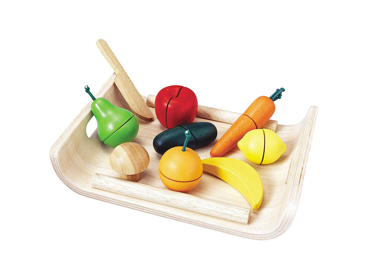 Plantoys PlanToys Assorted Fruit & Vegetable 3y+