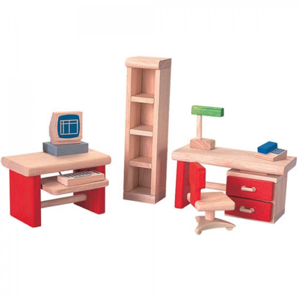 Plantoys PlanToys Poppenhuis Home office 3y+