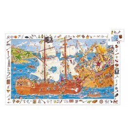 Djeco Djeco Observatiepuzzel - Piraten 100pcs 5y+