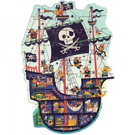 Djeco Djeco Puzzle Géant - Het piratenschip 36 pcs 4y+
