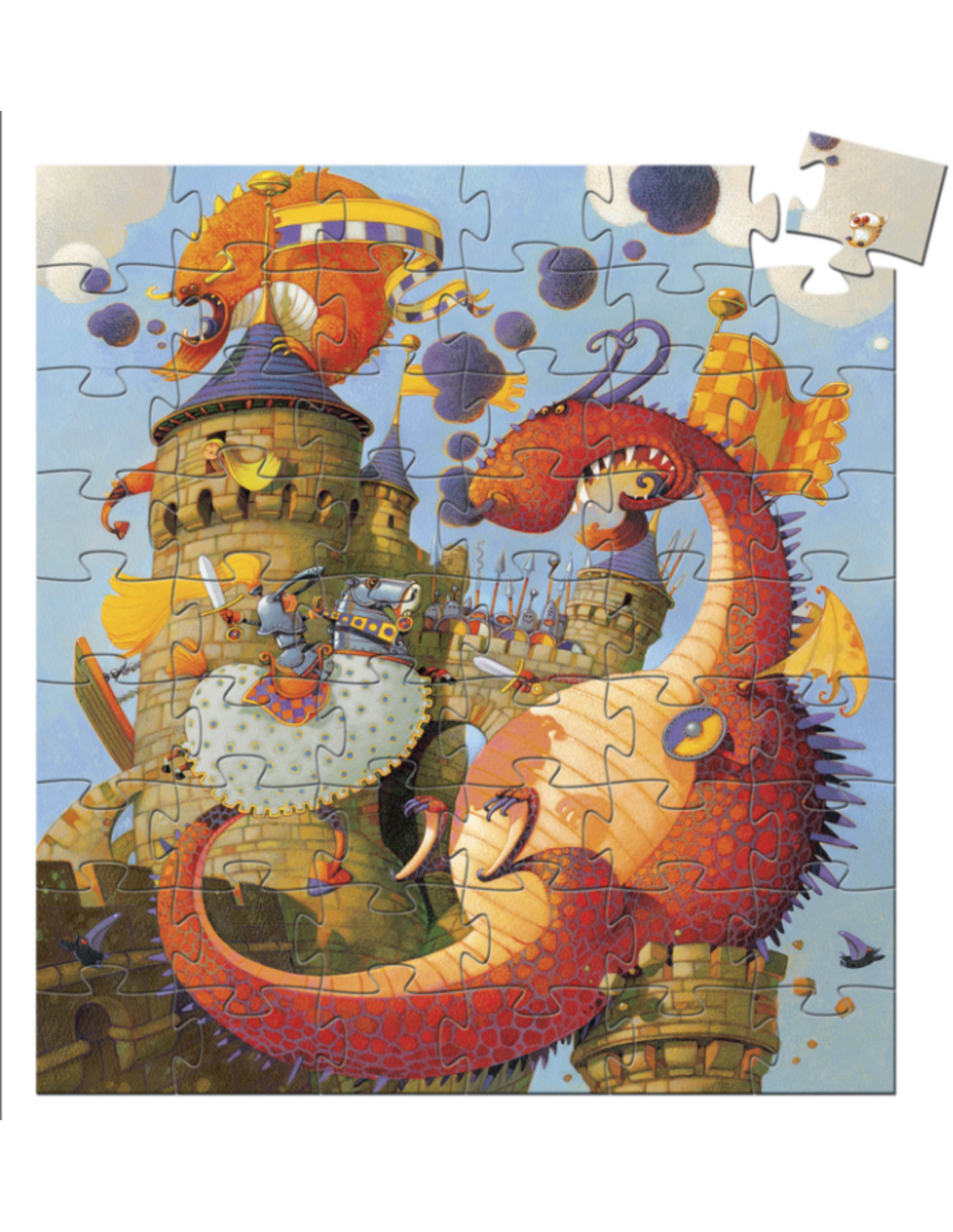 Djeco Djeco Puzzel - Joris en de Draak  54pcs 5+