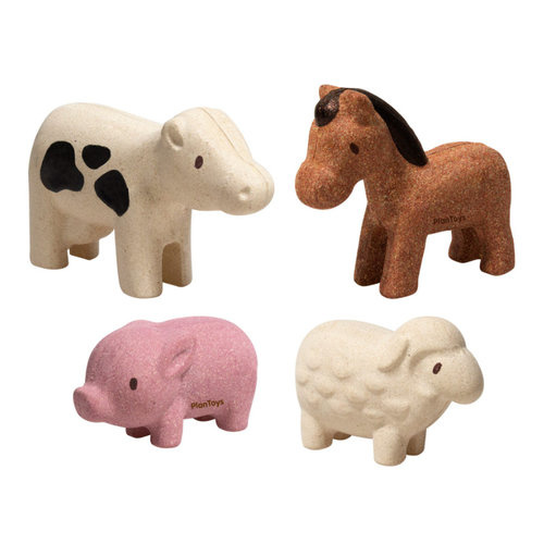 Plantoys PlanToys  Boerderij dierenset 12m+