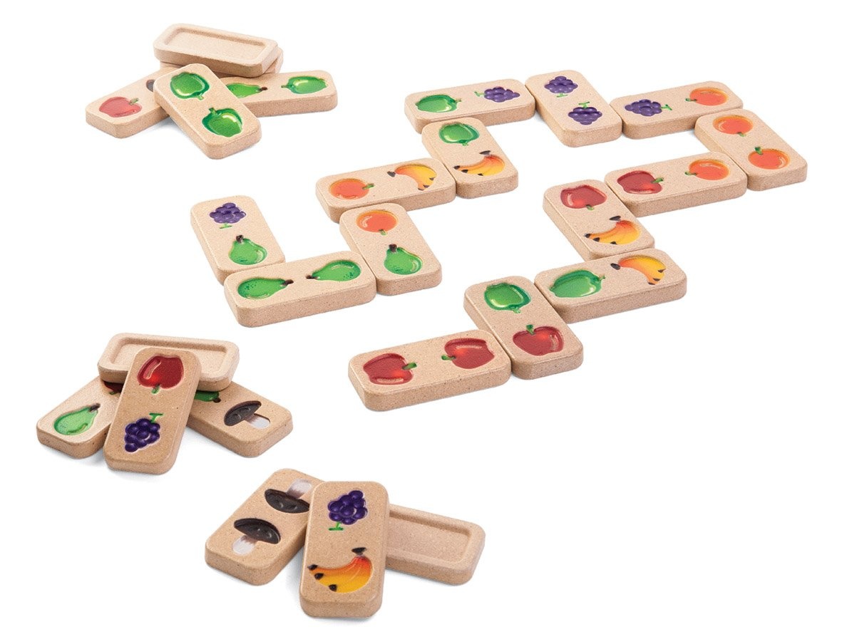 Plantoys PlanToys  Domino - Fruit en Groenten  2y+