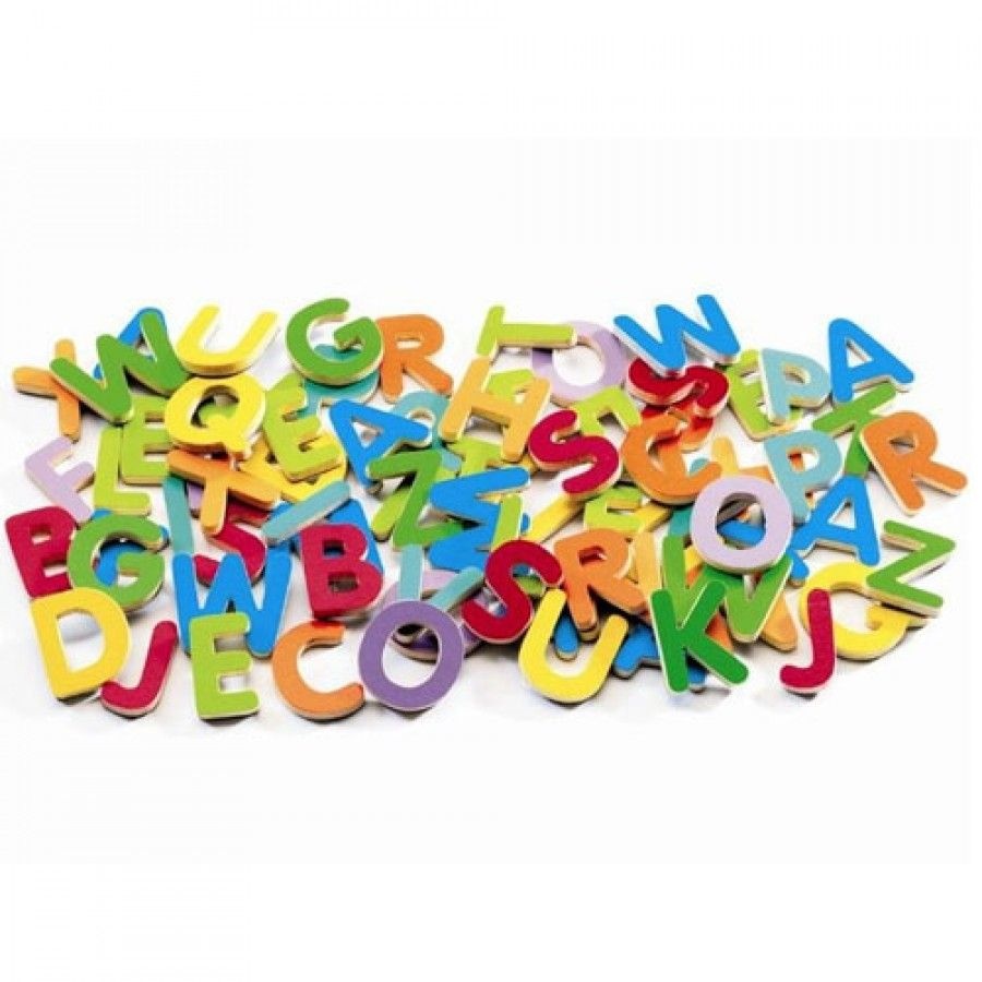 Goki Djeco - Magnetische Alfabet hoofdletters - 83 pcs Klein