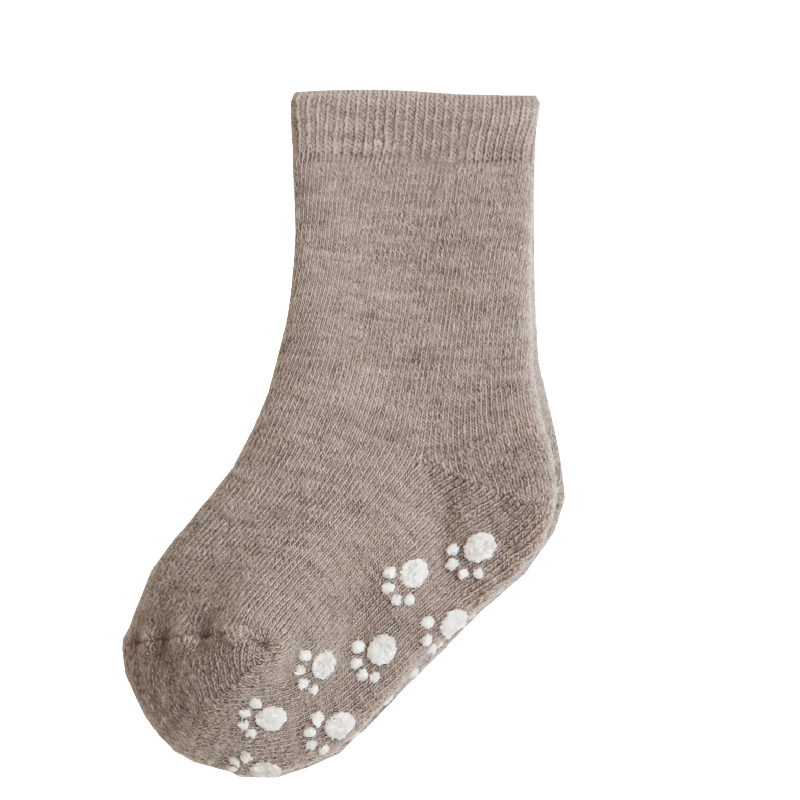 JOHA Joha Wollen sokken met Anti-slip - Sesam (65443)