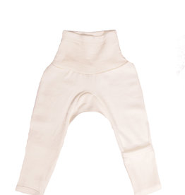 Cosilana Cosilana babylegging Wol/Zijde,  met omslag voor de voetjes - Naturel (01)