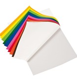 Mercurius Vliegerpapier blok 22x22 cm 10 kleuren 100 vel