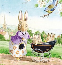 Racey Helps, Mother Rabbit Pushing Pram PCE 296