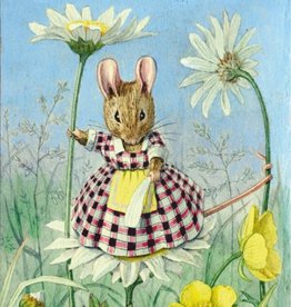 Racey Helps, Mouse on Ox-Eye Daisy PCE 298