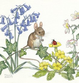 Mollie Brett, Mouse on Ivy Looking At Ladybird On Primrose PCE 287