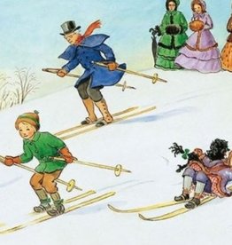 Elsa Beskow, Skieën met Oom en de Tantes (16021)