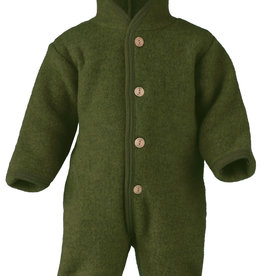 Engel Natur Engel Natur Baby overall met capuchon Fleecewol - Riet (044E)