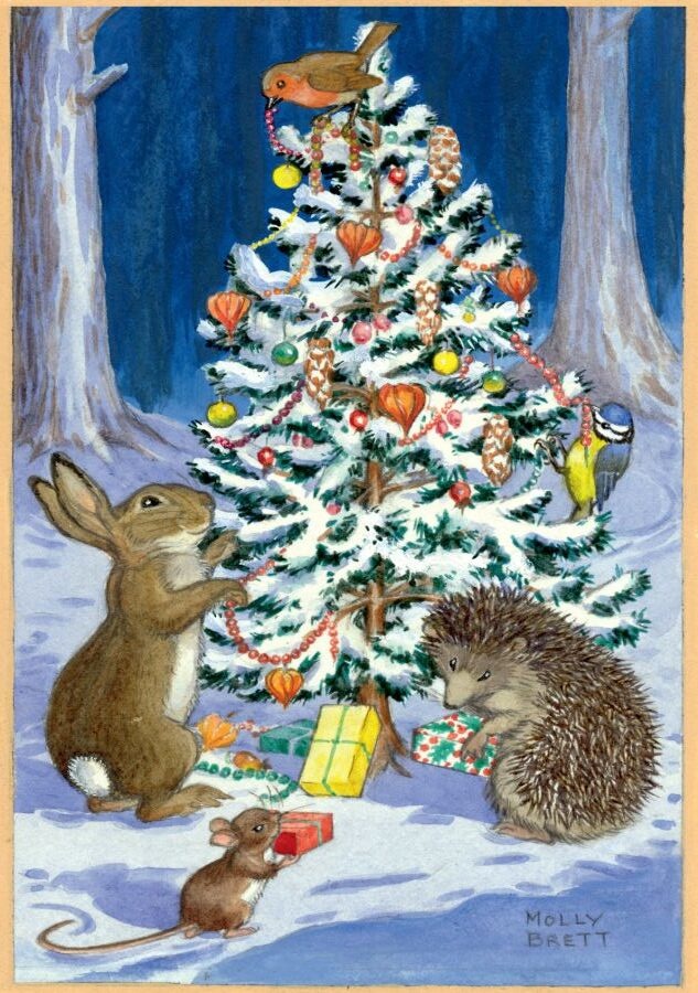Molly Brett, Animal & birds decorating Christmas tree (PCE 269)