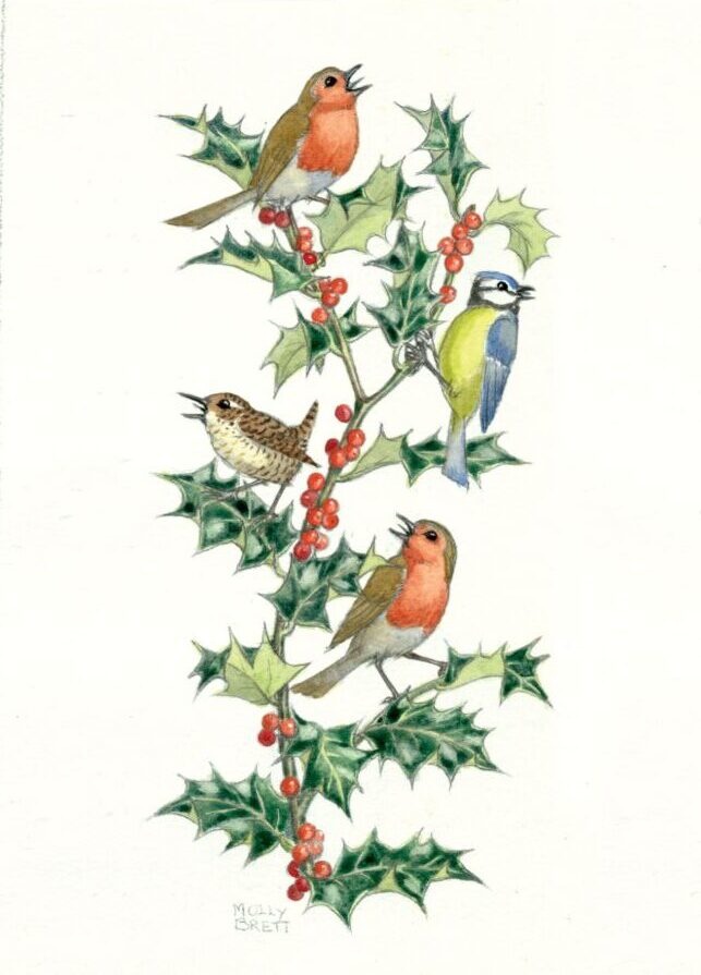 Molly Brett, Birds and Holly (PCE 274)