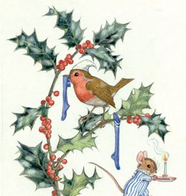 Molly Brett, Christmas robin and mouse (PCE 276)