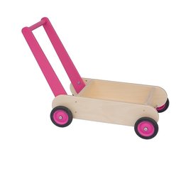 Loopwagen Roze  Van Dijk Toys