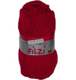 Filzi 100% Viltwol Rood (003) Bol 50 gram