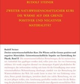 Rudolf Steiner, GA 321 Zweiter naturwissenschaftlicher Kurs Die Wärme auf der Grenze positiver und negativer Materialität