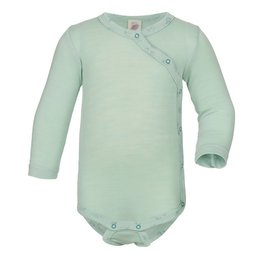 Engel Natur Engel Natur wikkelromper Wol/Zijde - Pastel mint (40E)