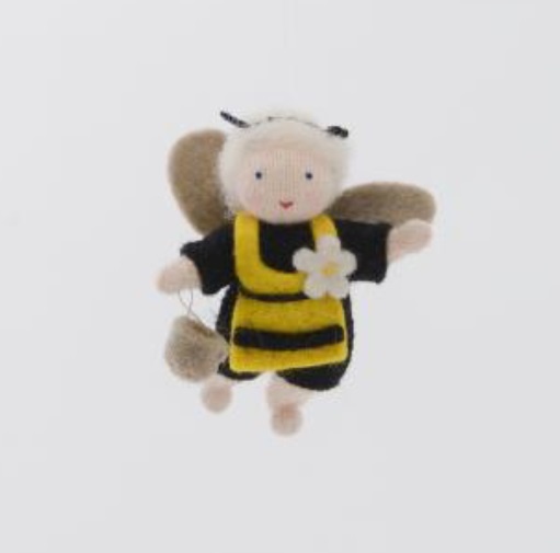 Zwarte Bij / Black Bee  6,5cm