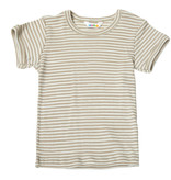 Joha Joha Kinder T-shirt wol/zijde beige gestreept (7112)