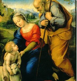 Rafaël,  Die Heilige Familie mit dem Lamm, 1507  (Raf 0927)
