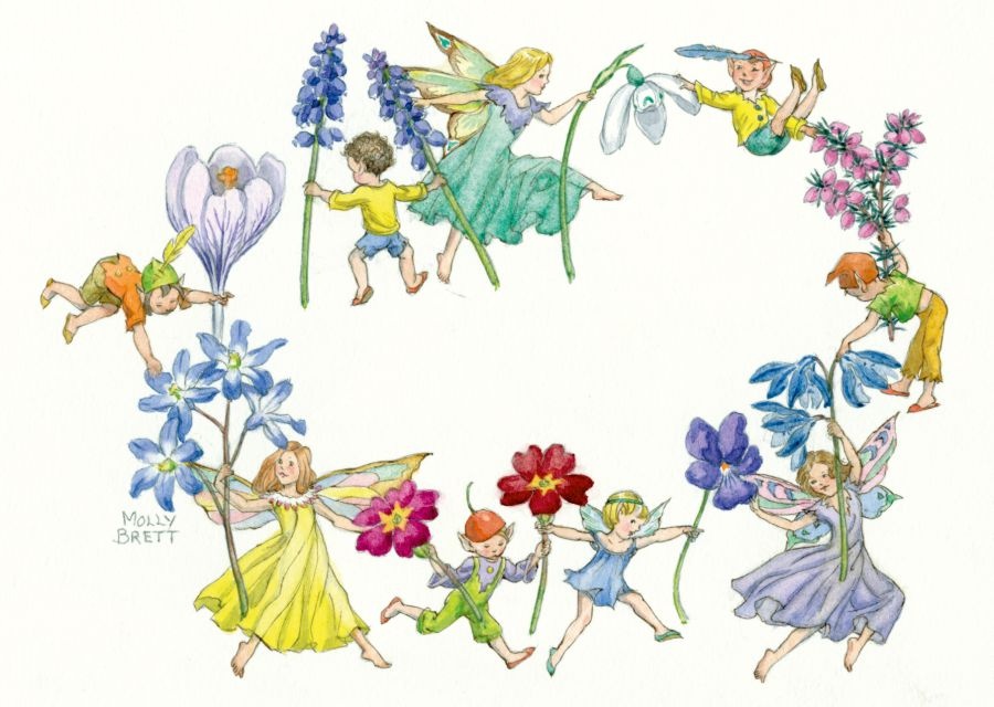 Molly Brett, (PCE 319) Ring of fairies, elves and flowers