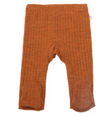 JOHA *Limited Collection* Joha baby Legging Wol met voeten - Oranje  melange (16222)