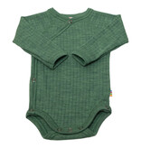 JOHA *Limited Collection* Joha Wikkelromper Wol lange mouw  - Groen  melange (16225)