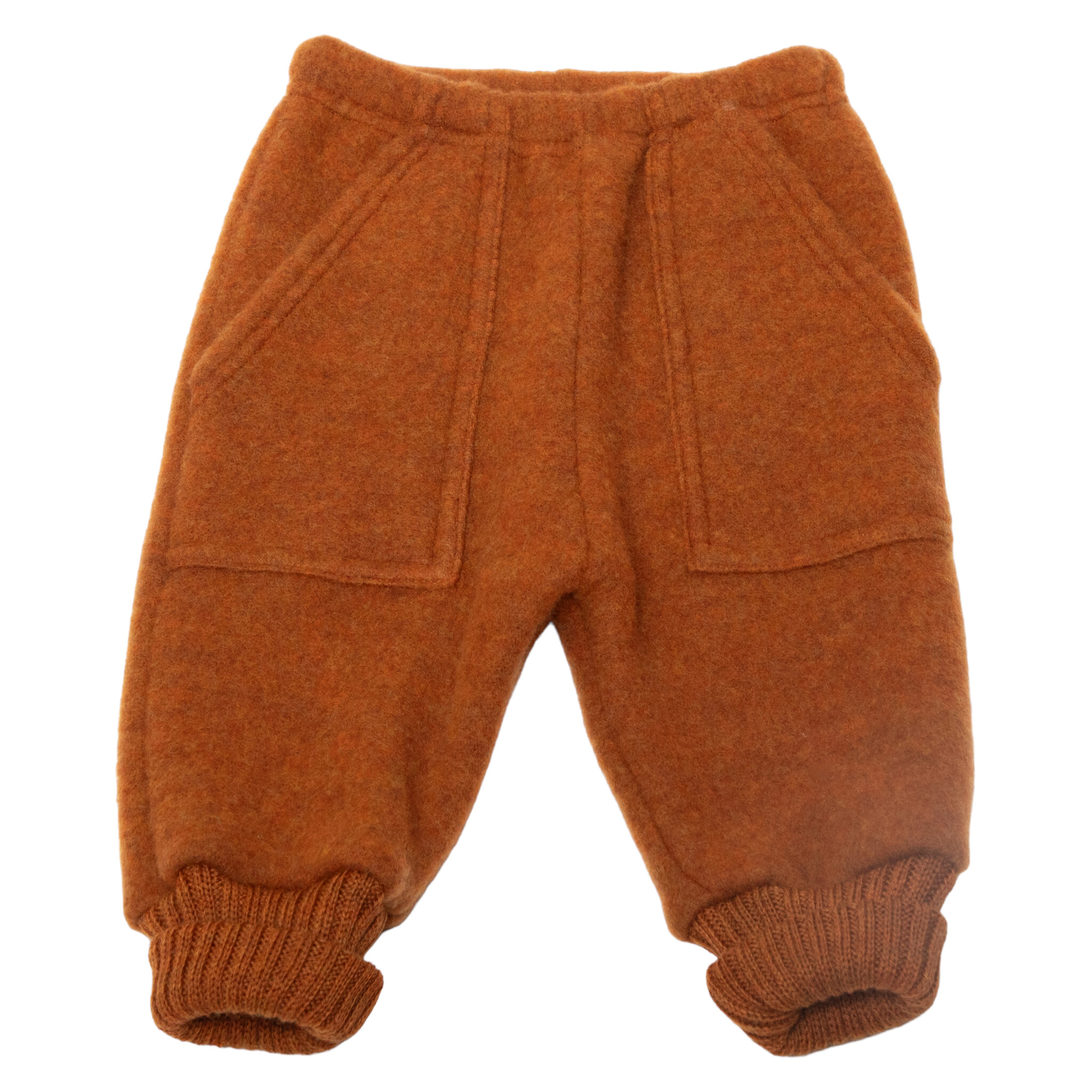 Joha *Limited Collection* Joha baby Wolfleece broek - Oranje  melange (16222)