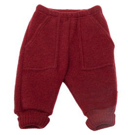 Joha *Limited Collection* Joha baby Wolfleece broek - Bordeaux  melange (16223)