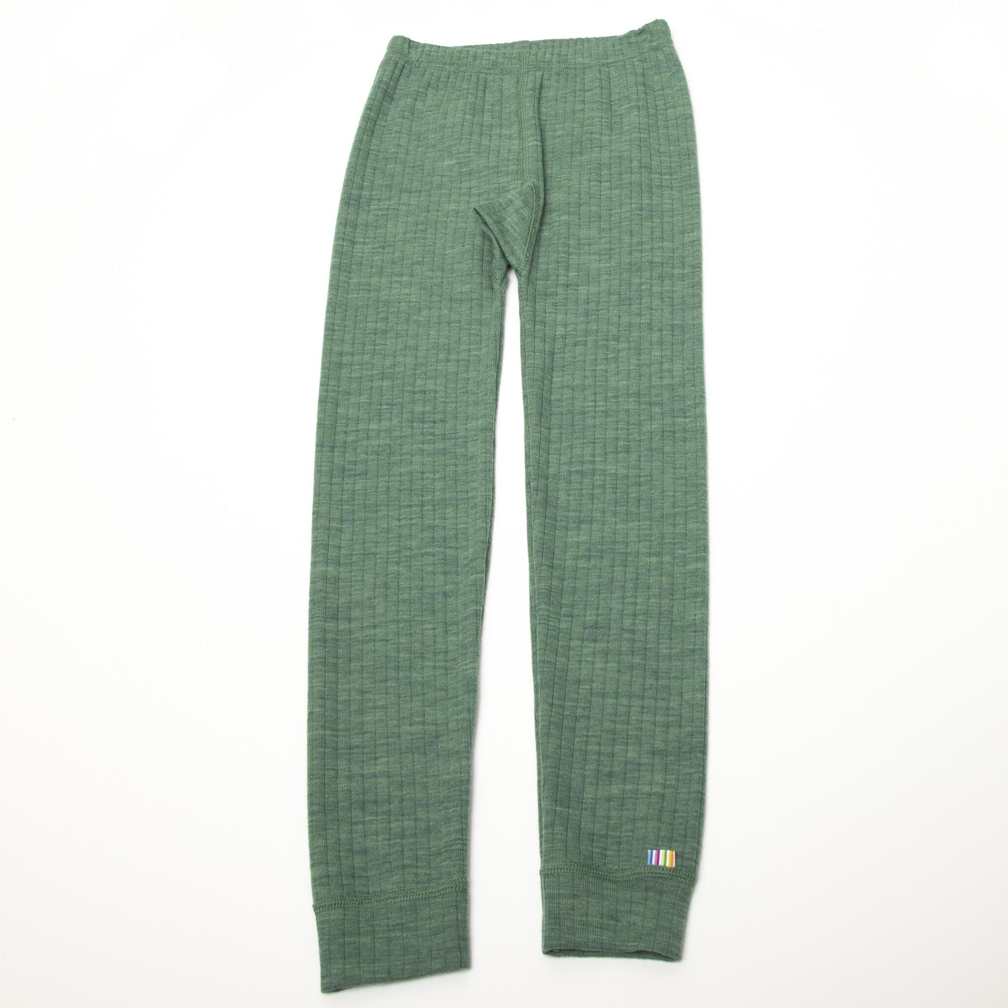 Joha *Limited Collection* Joha Baby- en  Kinder Legging  Wol - Groen melange (16225)