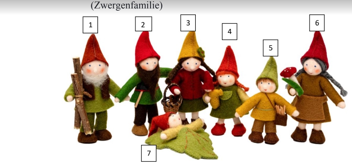 Dwergenfamilie 7-delig