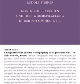 Rudolf Steiner, GA 110 Geistige Hierarchien und ihre Widerspiegelung in der physischen Welt