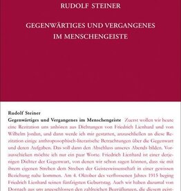 Rudolf Steiner, GA 167 Gegenwärtiges und Vergangenes im Menschengeist
