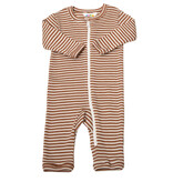 Joha *Joha Limited Collection 2024* Spring-Summer Jumpsuit wol/zijde Khaki-gestreept  (7145)