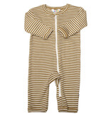 Joha *Joha Limited Collection 2024* Spring-Summer Jumpsuit wol/zijde Khaki-gestreept  (7145)