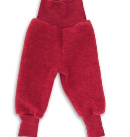 Engel Natur Engel Natur Baby Broek met tailleband Wol Fleece - Jaspis melange (052E)