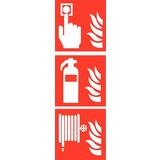 Pictogram combi brandmelder blusser haspel