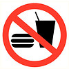 Pikt-o-Norm Pictogram verboden te eten